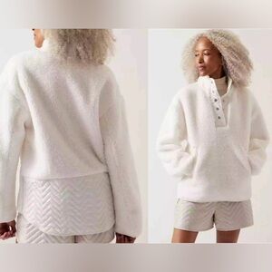 Athleta Cozy Sherpa Pullover